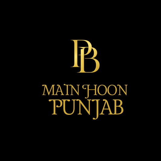 PUNJAB BOLDA Main hoon punjab premium pique polo shirt with a classic fit and tone-on-tone button placket.