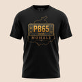 Mohali PB65 unisex classic tee showing the PB65 Mohali license plate design from the Punjab Bolda Jila Collection.