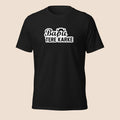 PUNJAB BOLDA black cotton unisex classic tee featuring white Bapu Tere Karke text and a mustache graphic.