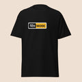 PUNJAB BOLDA black unisex classic cotton t-shirt featuring a yellow and black Chill Mode graphic print.