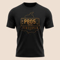 PUNJAB BOLDA black unisex classic tee featuring a gold PB05 Firozpur district graphic from the JILA collection.