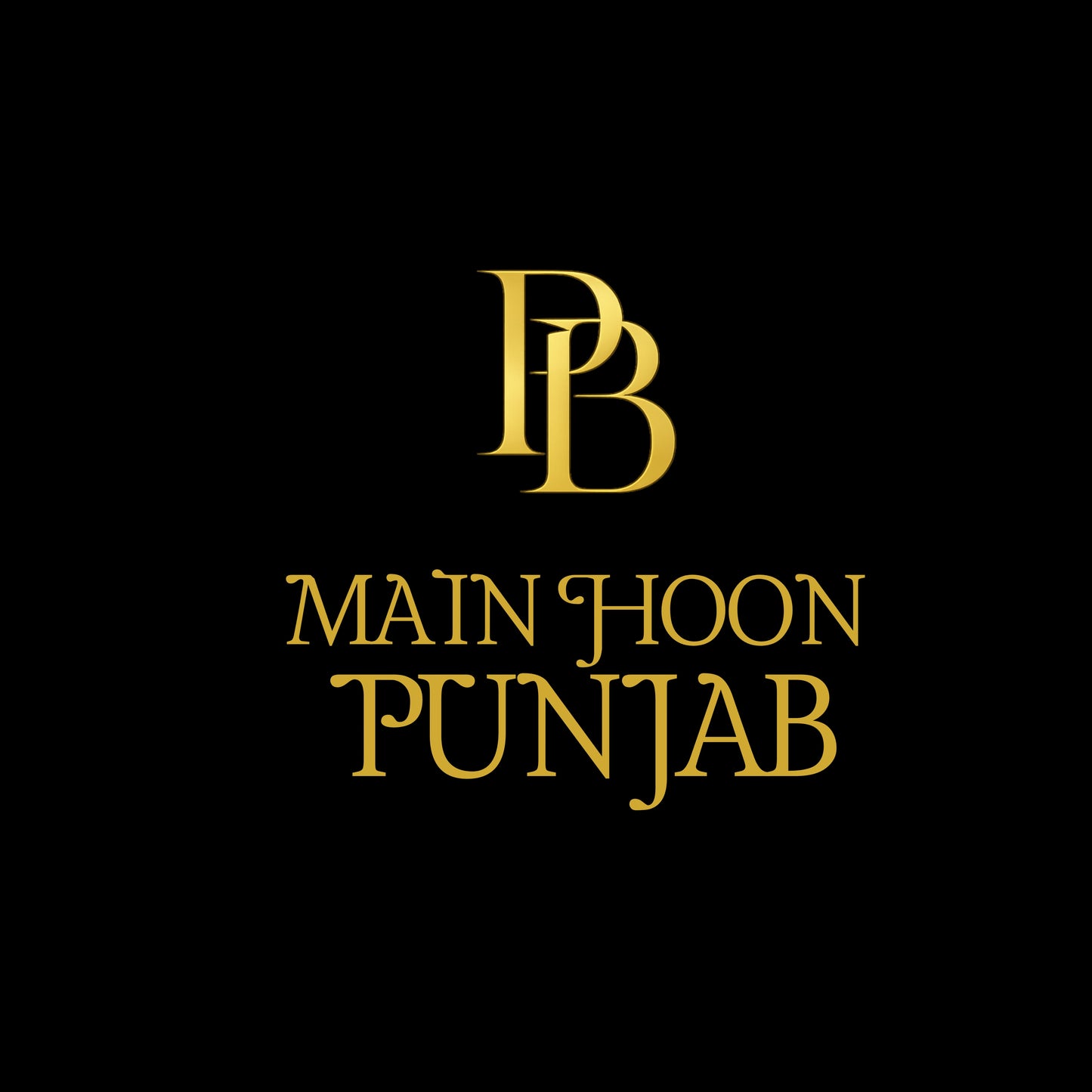 PUNJAB BOLDA Main hoon punjab premium pique polo shirt with a classic fit and tone-on-tone button placket.